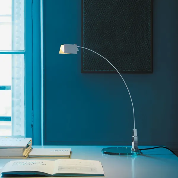 Falena Medium Table Lamp Chrome
