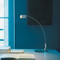 Falena Medium Table Lamp Chrome