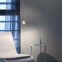 Falena Medium Table Lamp Chrome