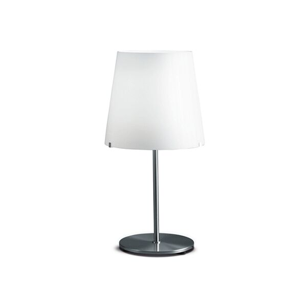 3247 Bordslampa Liten Satin/ Borstat Nickel/ Vit