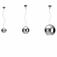 Globo Di Luce Pendelleuchte Klein Chrom