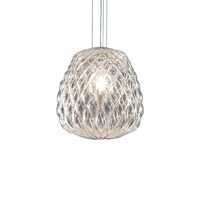 Pinecone Pendel Stor Transparent/Krom