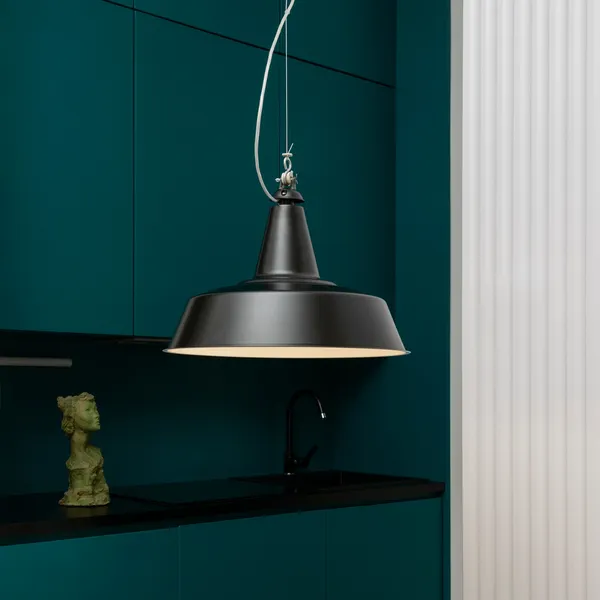 Huna Pendelleuchte Medium Schwarz