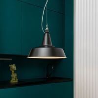 Huna Pendelleuchte Medium Schwarz