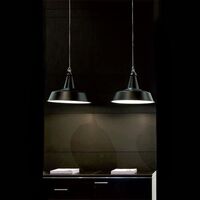Huna Pendelleuchte Medium Schwarz
