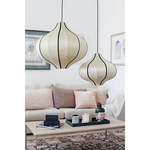 Onion Lampshade Large Classic Kit/ Black