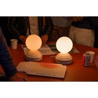 Wake Table Lamp Pebble White