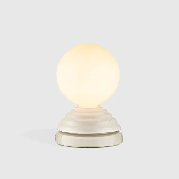 Wake Table Lamp Pebble White