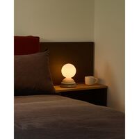 Wake Table Lamp Pebble White