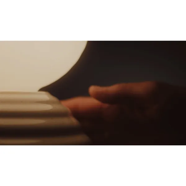 Wake Table Lamp Pebble White