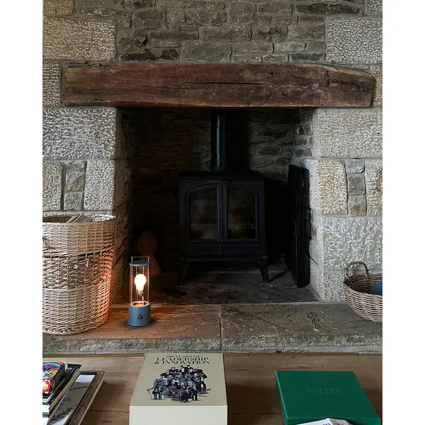 x Farrow & Ball The Muse Portable Lamp Setting Plaster Pink