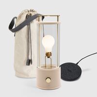 x Farrow & Ball The Muse Portable Lamp Setting Plaster Pink