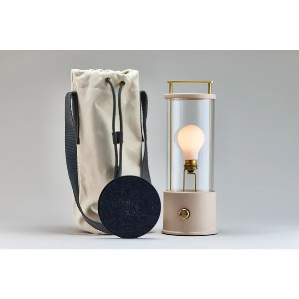 x Farrow & Ball The Muse Portable Lamp Setting Plaster Pink