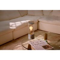 x Farrow & Ball The Muse Portable Lamp Selvedge Blue