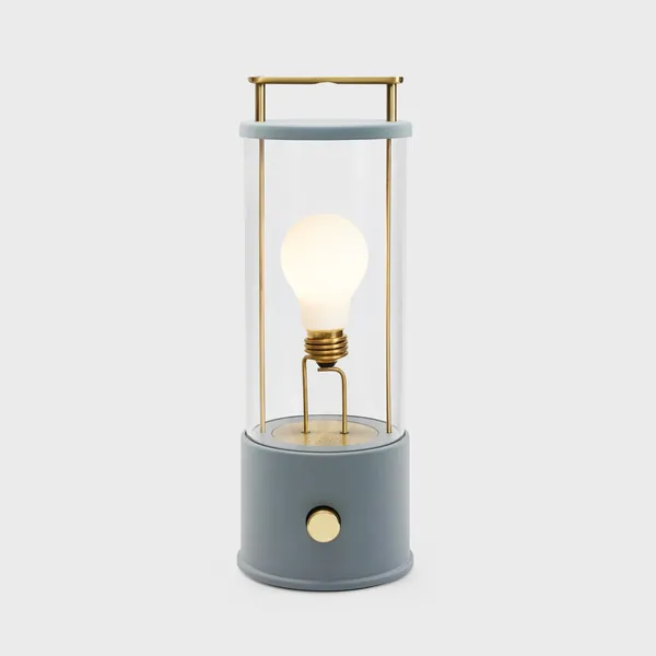 x Farrow & Ball The Muse Portable Lamp Selvedge Blue