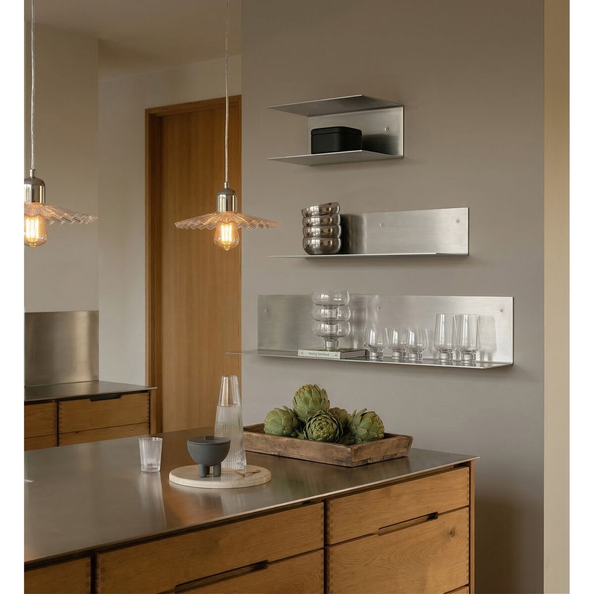 Studio Estante 86 cm Acero Inoxidable