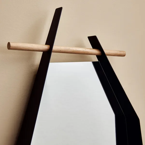 Edge Spejl Sort