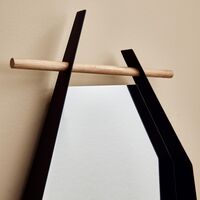 Edge Spejl Sort