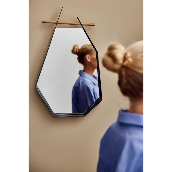 Edge Spejl Sort