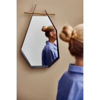 Edge Spejl Sort