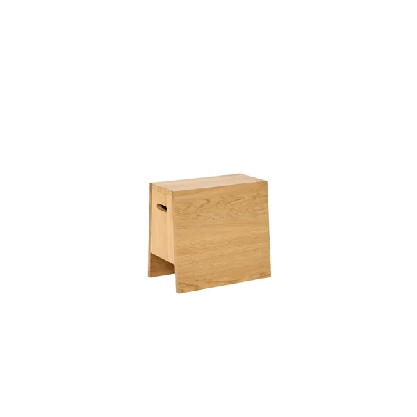 Plinth Stool Oak