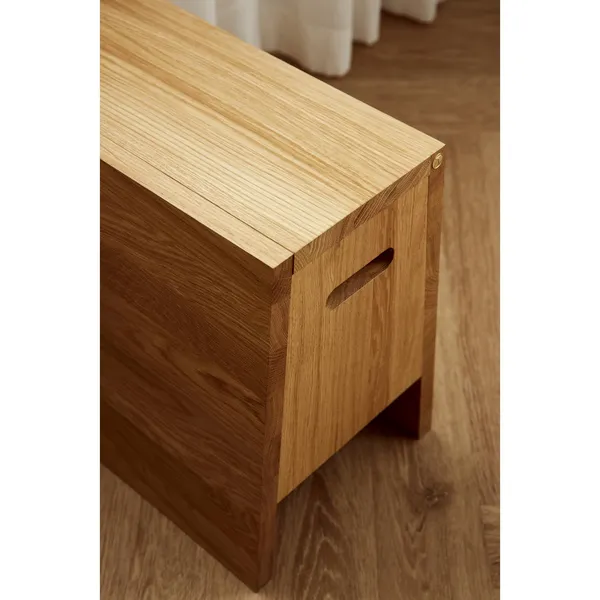 Plinth Stool Oak