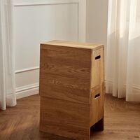 Plinth Stool Oak