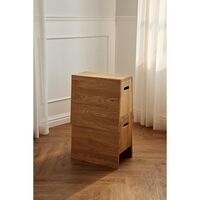 Plinth Stool Oak