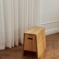 Plinth Stool Oak