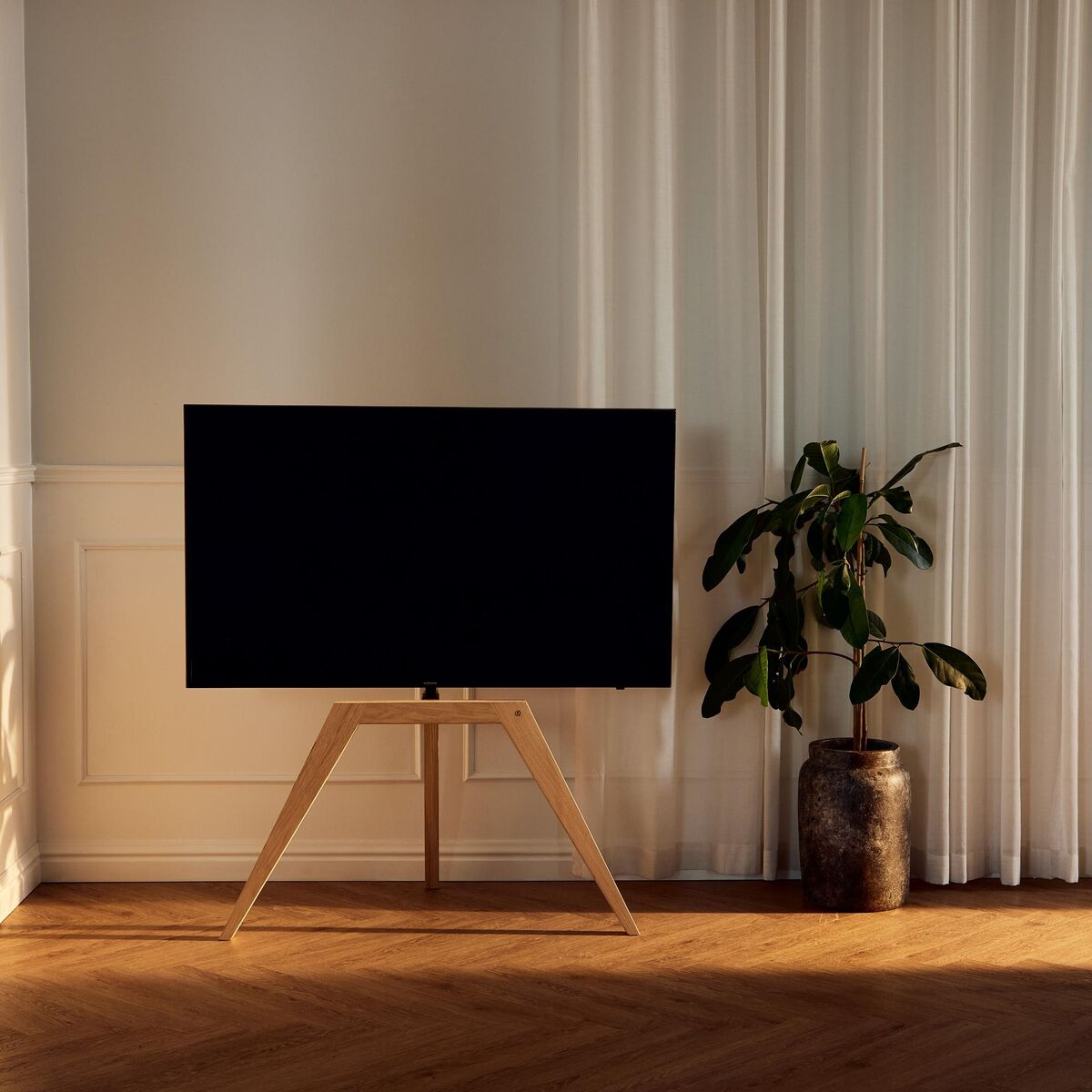 View TV-Ständer Eiche