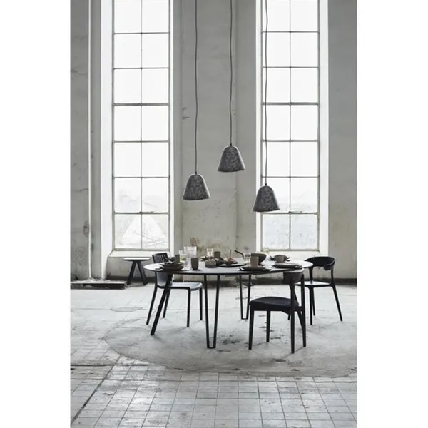 Space Eettafel Ø150 Gerookt Eiken