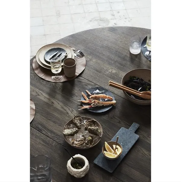 Space Eettafel Ø150 Gerookt Eiken