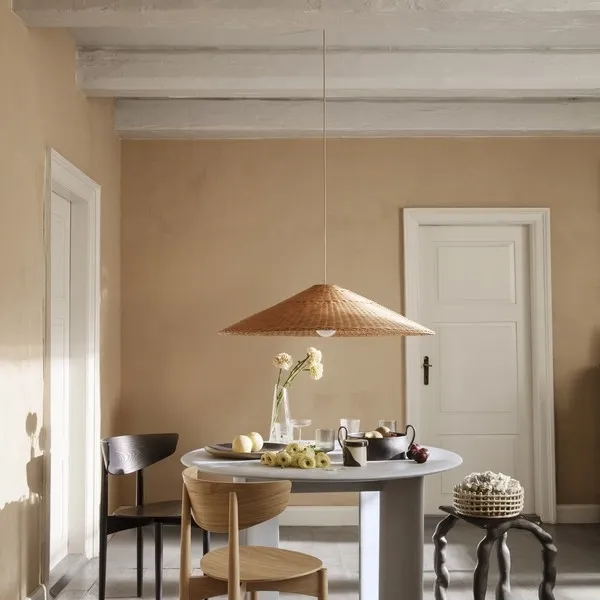 Dou Ø90 Pendant Natural M. Cord 4m