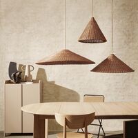 Dou Ø90 Pendant Natural M. Cord 4m