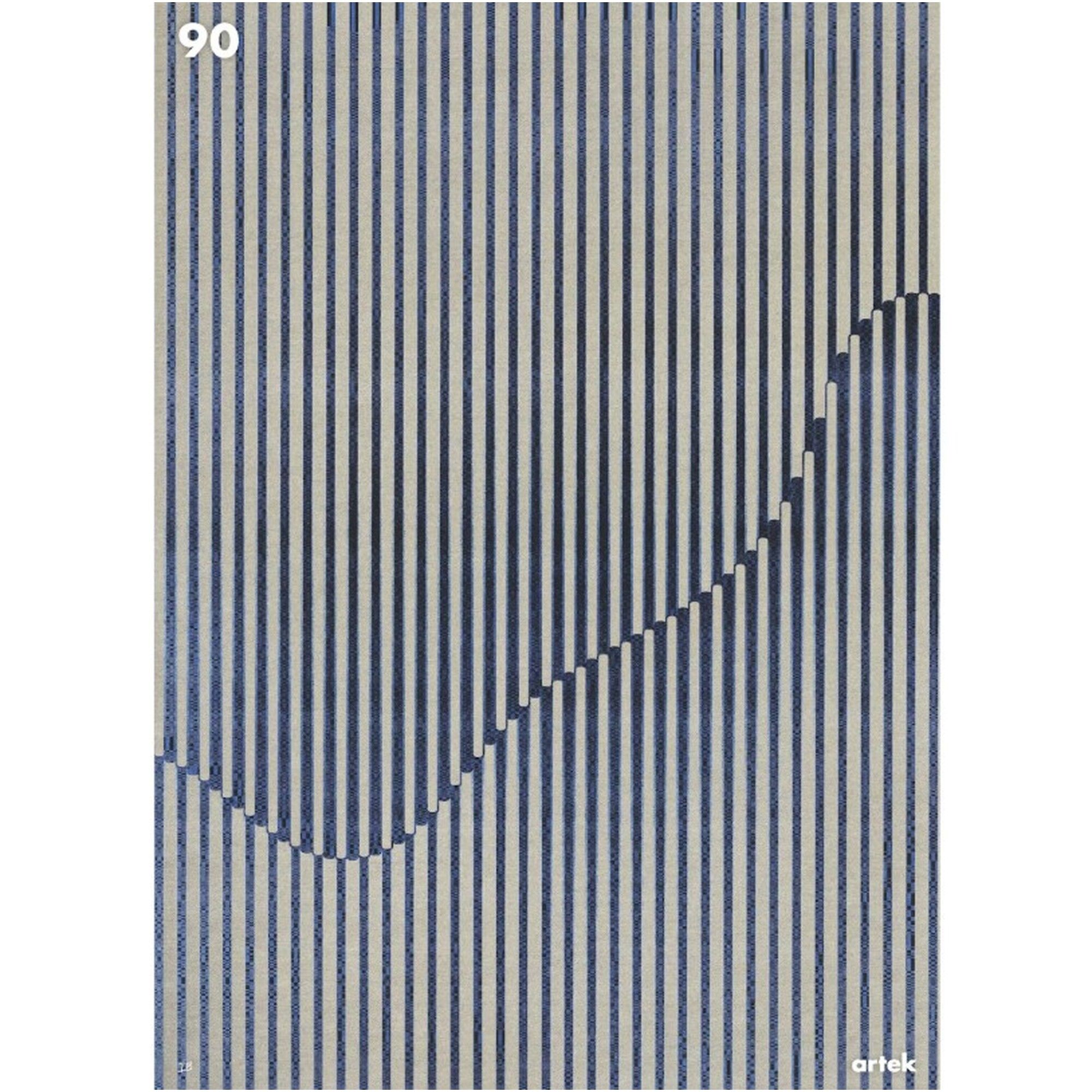 90 Years Anniversary Plakat 50x70 cm Sort/Bl