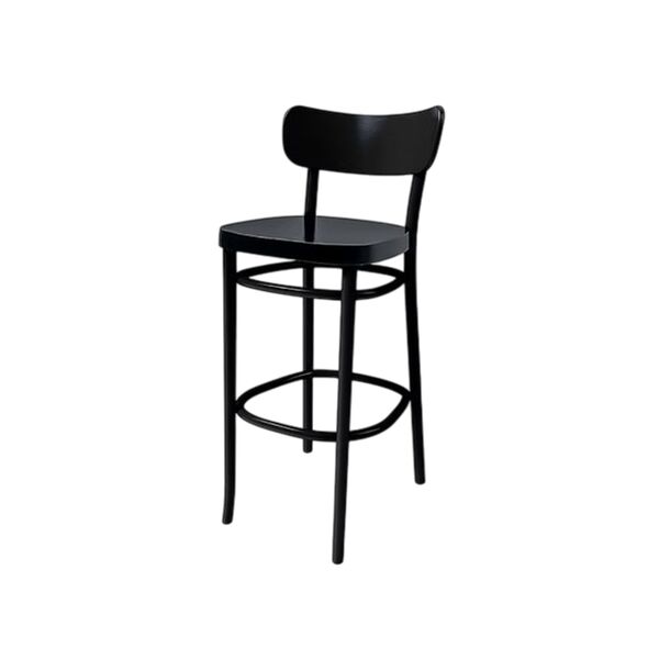 Sgabello da Bar MZO H75 Tinto Nero