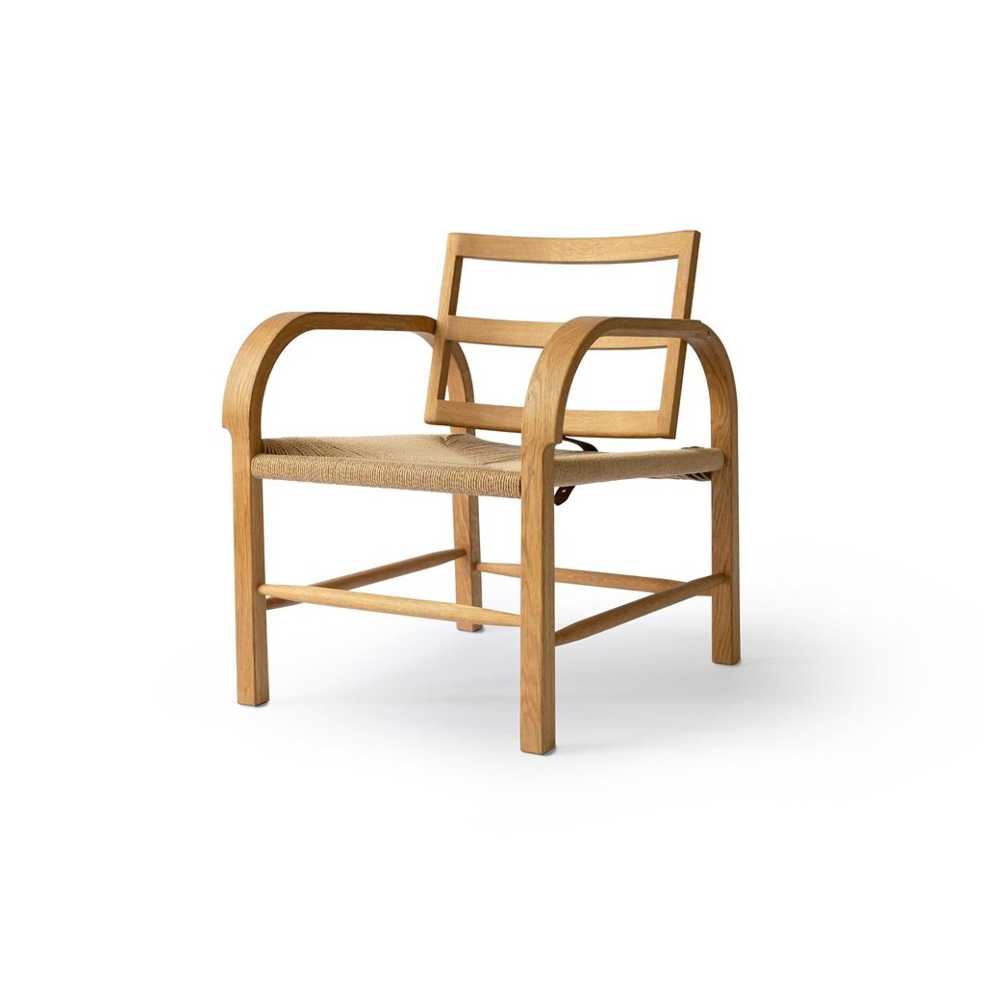 ARCH Weave Lnestol Natural/Olieret Eg