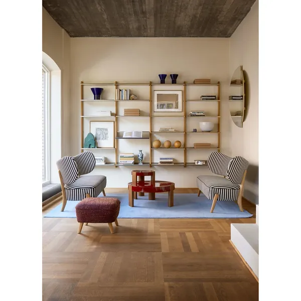 MOD Bureau 73x60 Aluminium/Eiken
