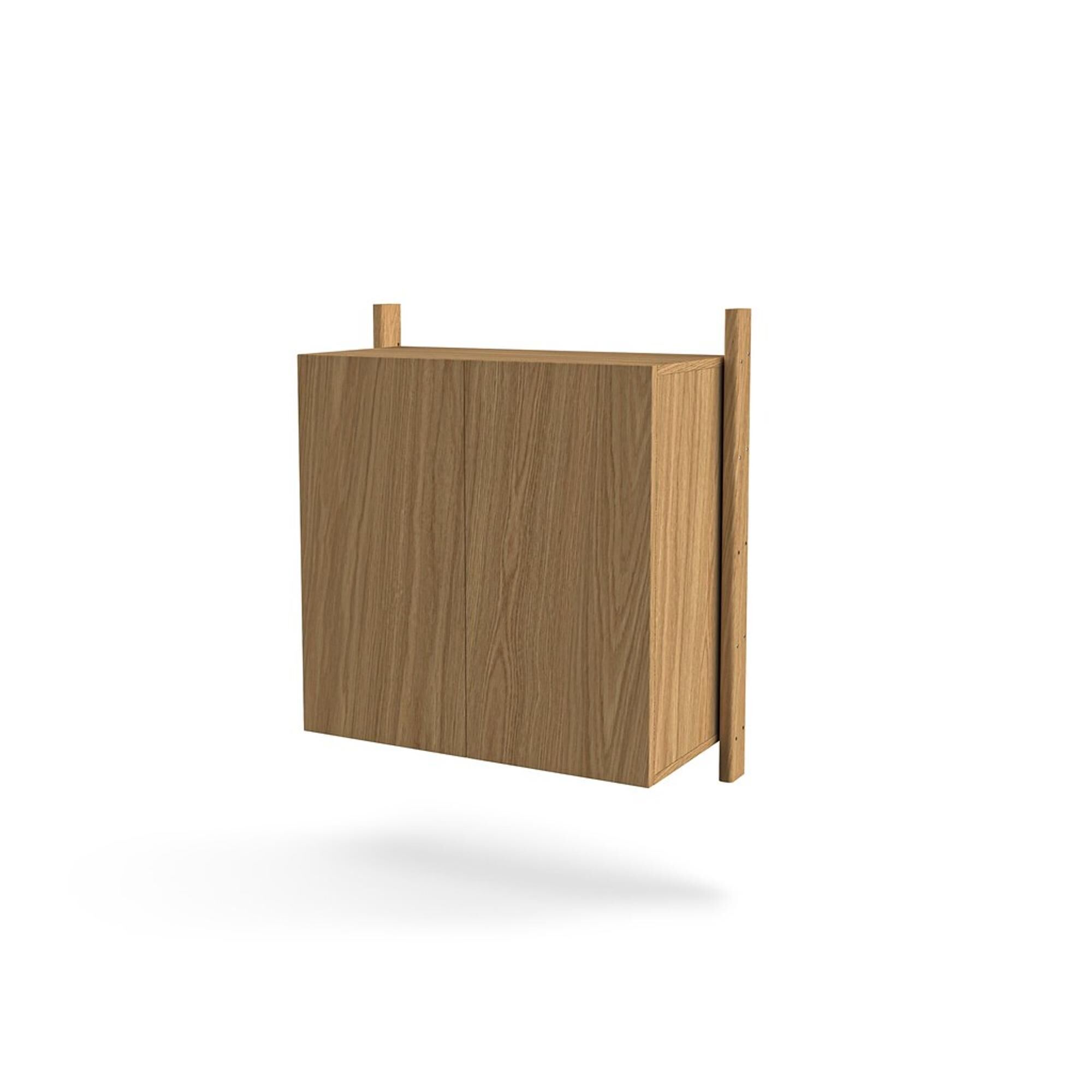 MOD Model 13 Reolsystem 2x875 Skinne + Kabinet Eg