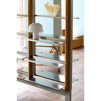 MOD Model 18 Plankensysteem 2x1925 Rail + 2 Planken + Bureau Eiken/ Aluminium