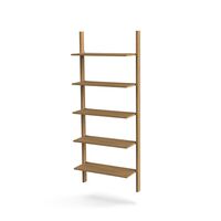 MOD Modell 3 Regalsystem 2x1925 Schiene + 5 Regalböden Eiche
