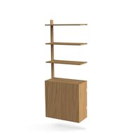 MOD Model 8 Plankensysteem 1x1925 Rail + 3 Planken + Kast Eikenhout