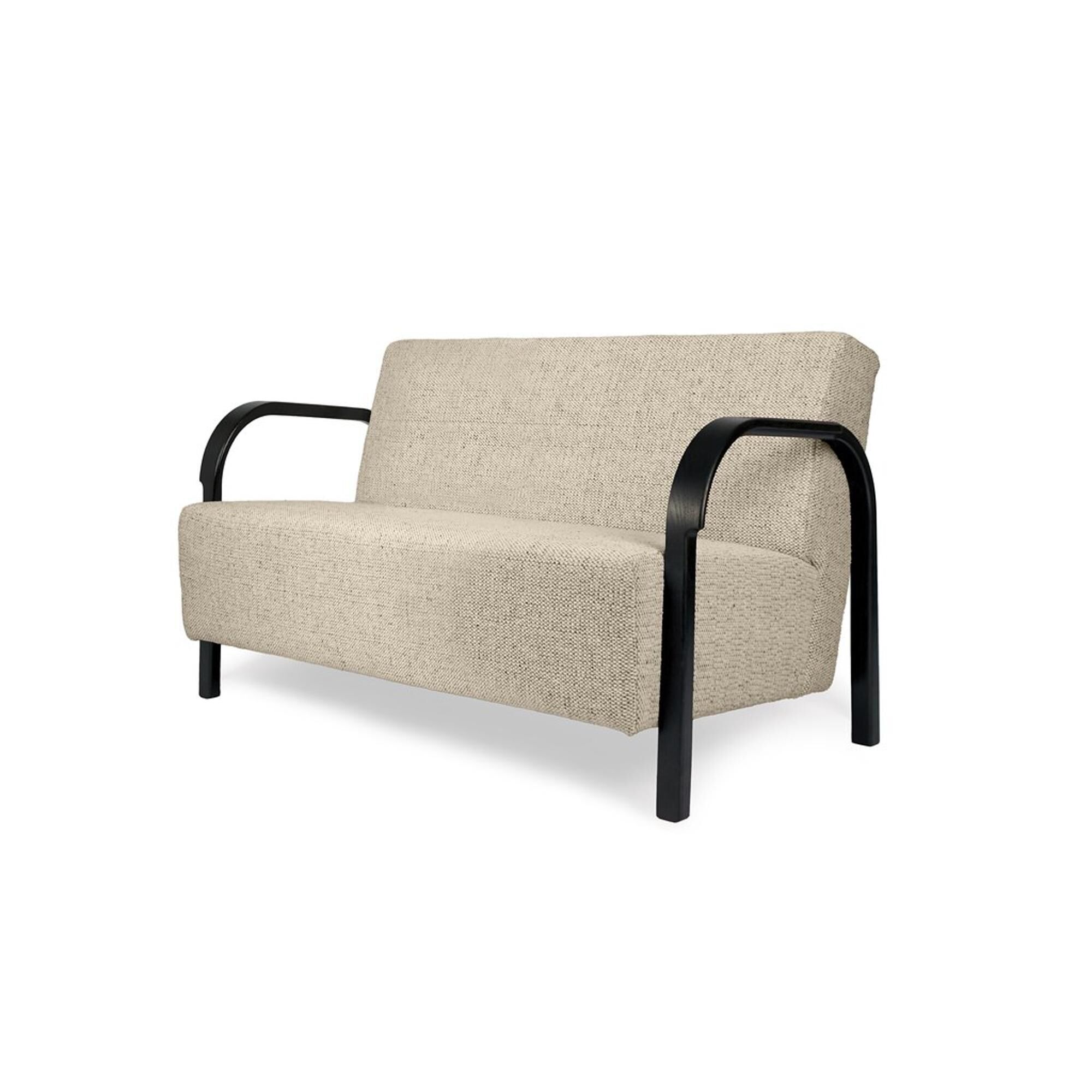 ARCH 2-Personers Sofa Daw/McNutt/3278-11/Sort Eg