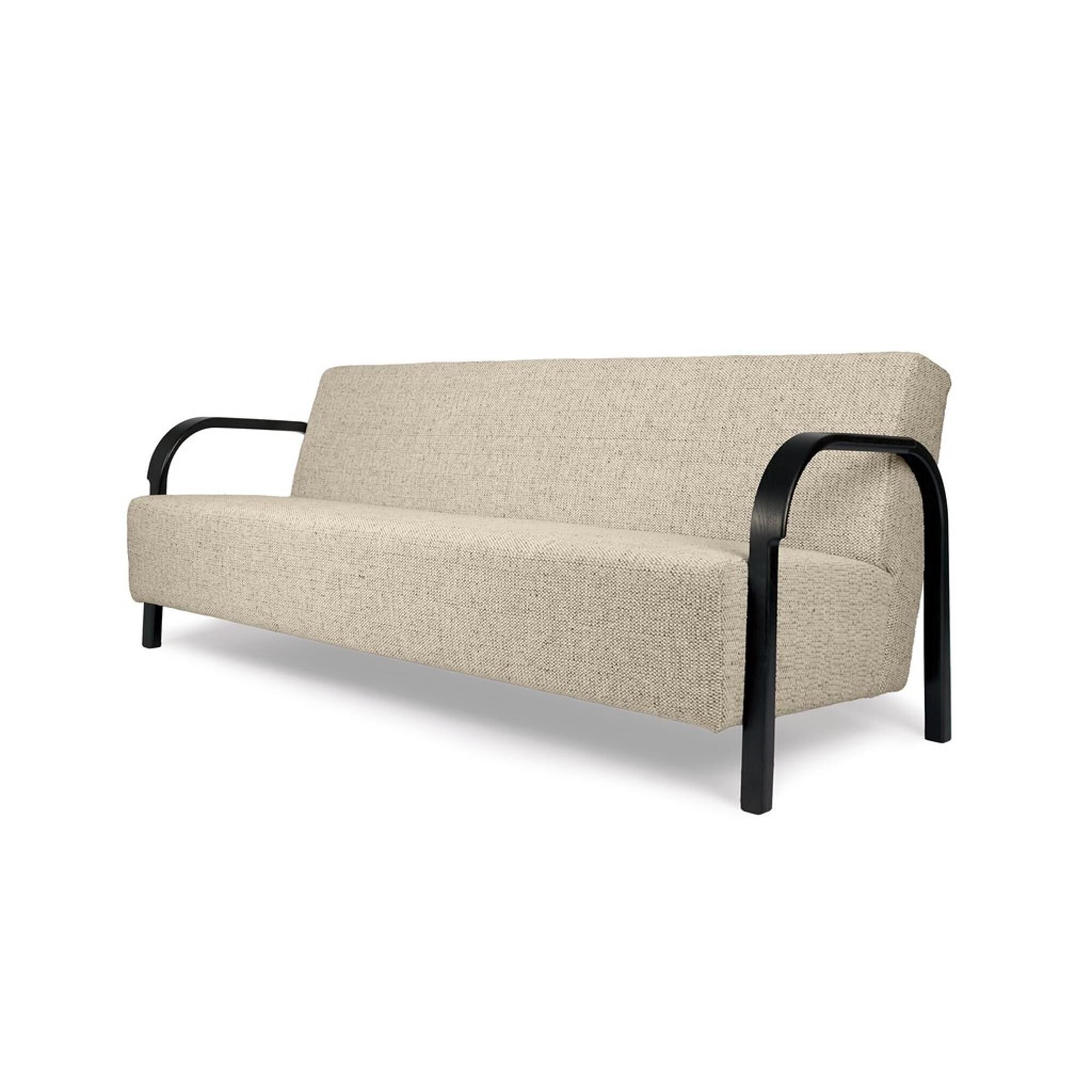 ARCH 3-Personers Sofa Daw/McNutt/3278-11/Sort Eg