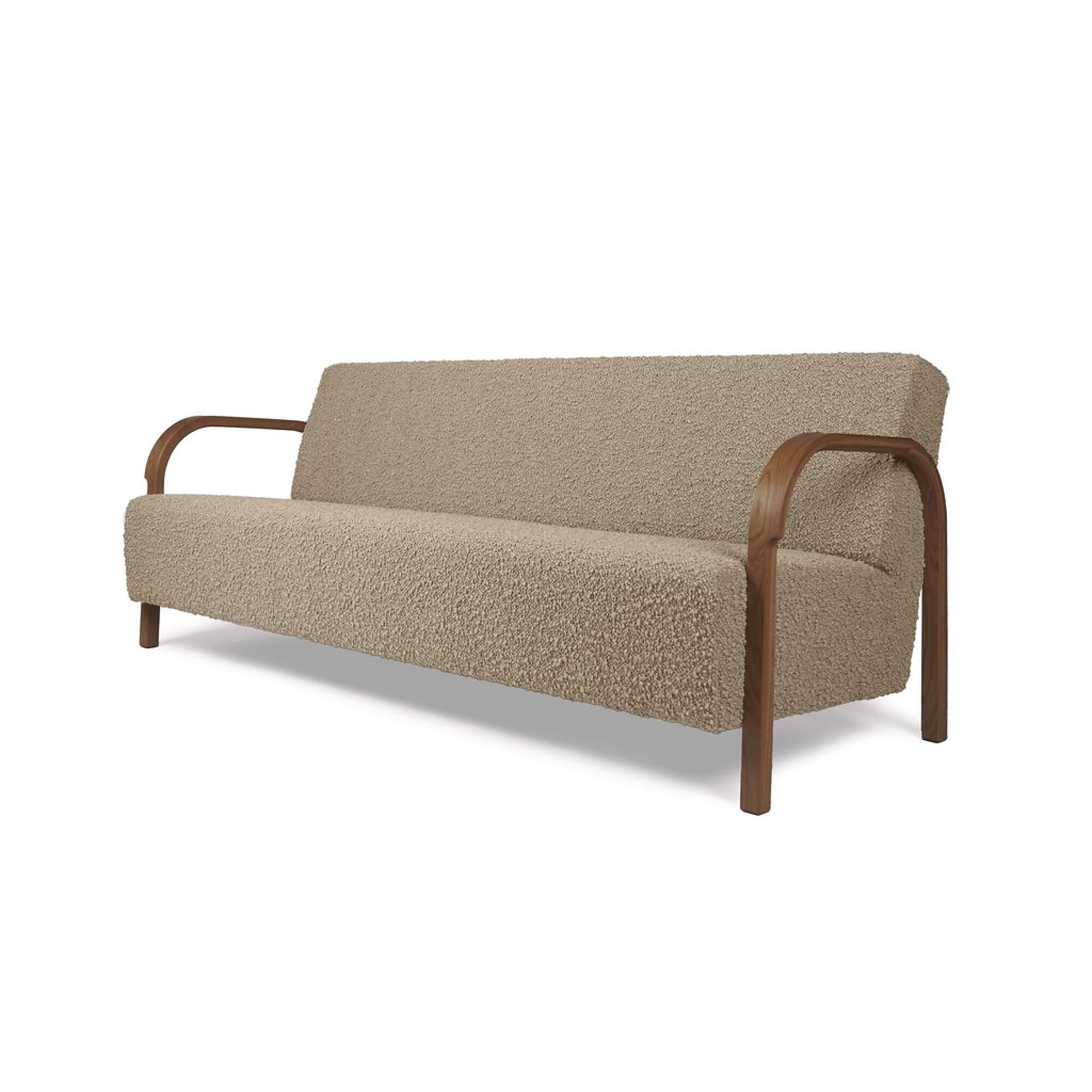 ARCH 3-Personers Sofa Nobilis/Taiga Taupe/Rget Eg