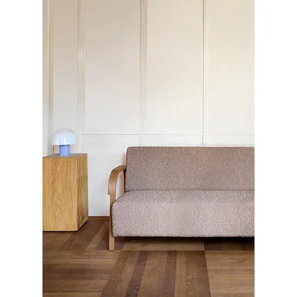 ARCH 3-Seater Sofa Nobilis/Taiga Taupe/Smoked Oak