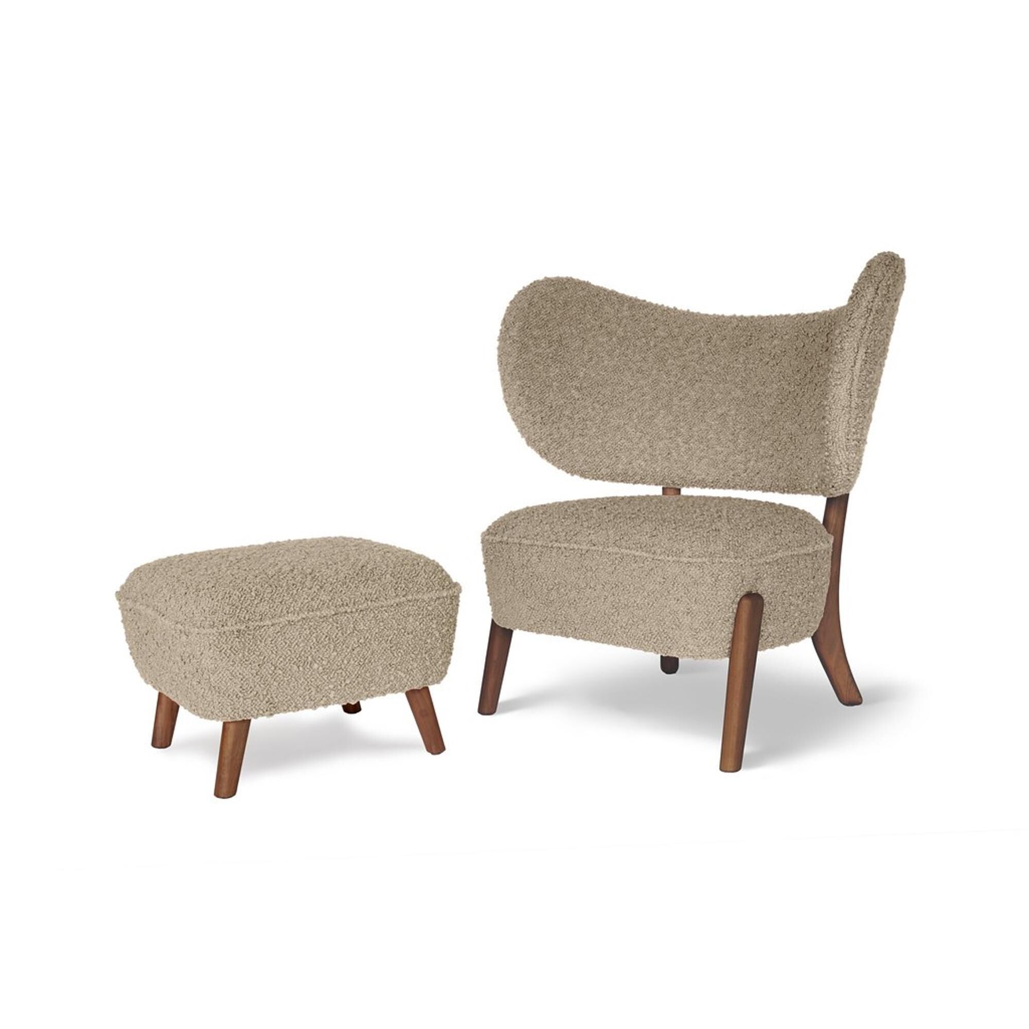 TMBO Lnestol Med Puf Nobilis/Taiga Taupe/Rget Eg