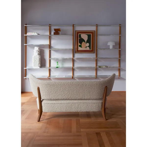 TMBO Sofa Nobilis/Taiga Taupe/Smoked Oak