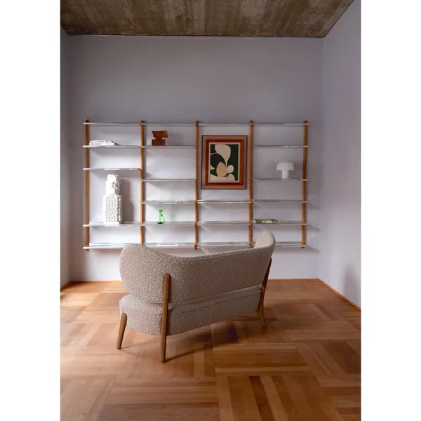 TMBO Sofa Nobilis/Taiga Taupe/Smoked Oak