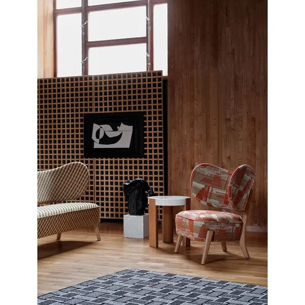 TMBO Armchair Nobilis/Taiga Taupe/Smoked Oak